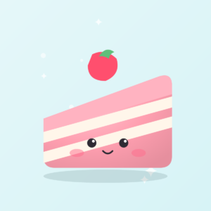 Berry Cake Slice squishy