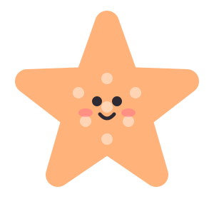 Smiling starfish